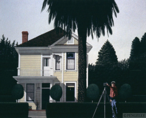 "The Photographer" 1989 Watercolor 19 x 24 in - Sacramento Metropolitan Arts Commission, CA, USA