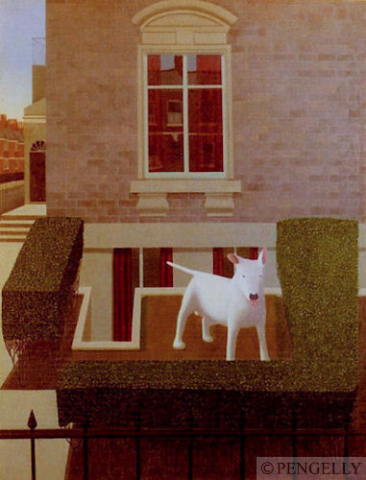 "Dog" 1973 Oil on Canvas 48 x 36 in. - Private Collection, UK