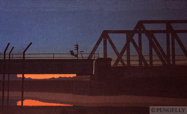 "Twilight" 1976 Oil on Canvas 24 x 36 in.
