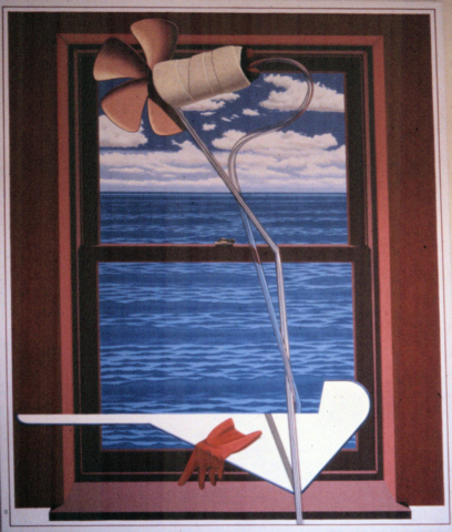 "Figure at a Window" 1993 Oil on Canvas 48 x 36 in.
